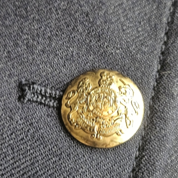 J. Crew Schoolboy Blazer Navy Blue with Gold Buttons Size 2 Tall - Picture 7 of 15